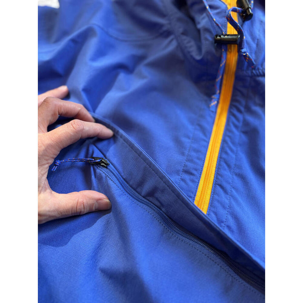 Marmot Blue and Yellow Windbreaker Jacket‎ with Hood Women's Size Small - Picture 7 of 9